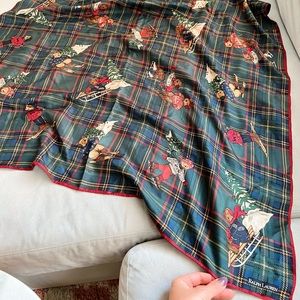 Ralph Lauren Polo Bear Silk Scarf